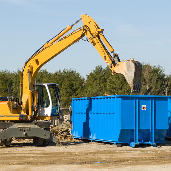 can i rent a residential dumpster for a construction project in Willshire Ohio